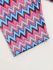 Toddler Girls Geometric Pattern Dance Shorts Breathable Stretchy