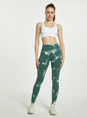 Tie Dye High Waist Sports Leggings Yoga Running Pants