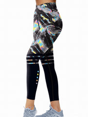 Tie Dye Yoga Pants Slim Fit Running Leggings