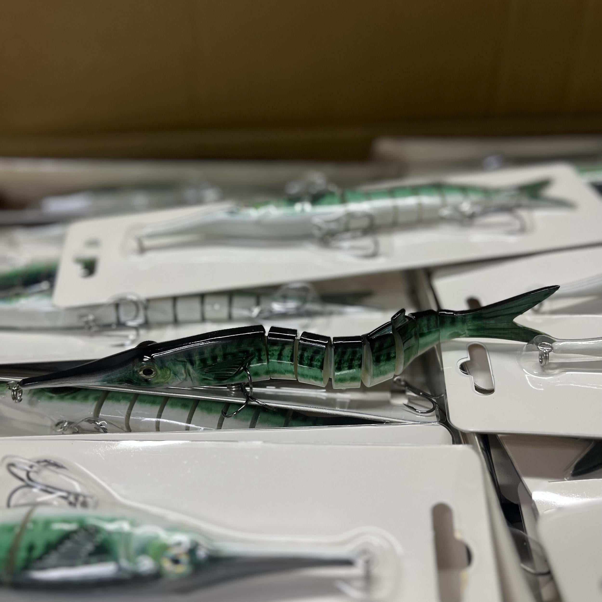 Realistic Fishing Lure High Plastic Bait for Bass Trout Various Species