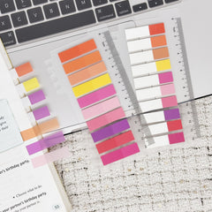 400 Pcs Romantic Index Stickers 20 Colors Waterpr