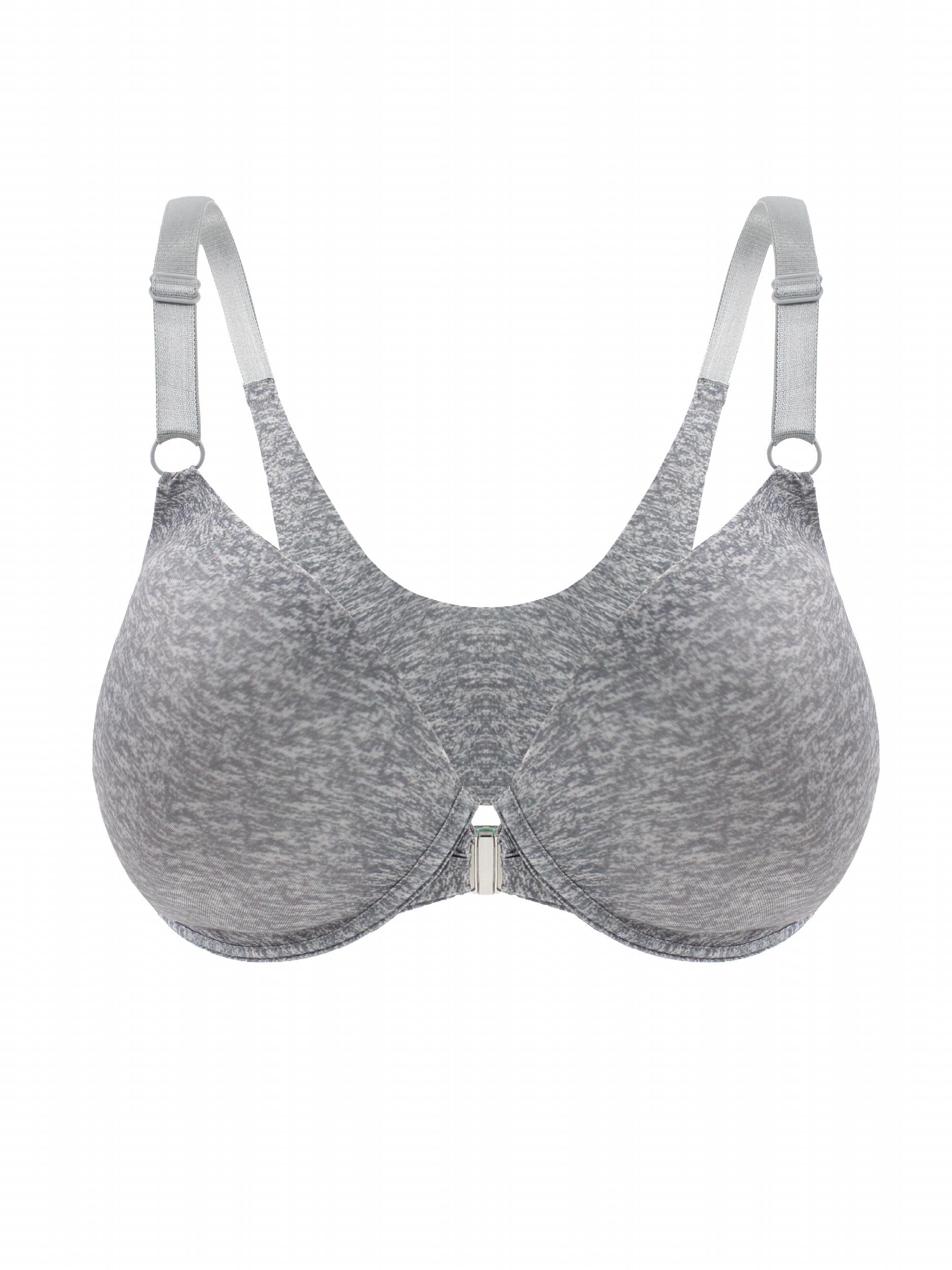 Sports Bra Women's Plus Front Closure Padded Fitness Bra
