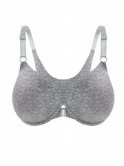 Sports Bra Women's Plus Front Closure Padded Fitness Bra