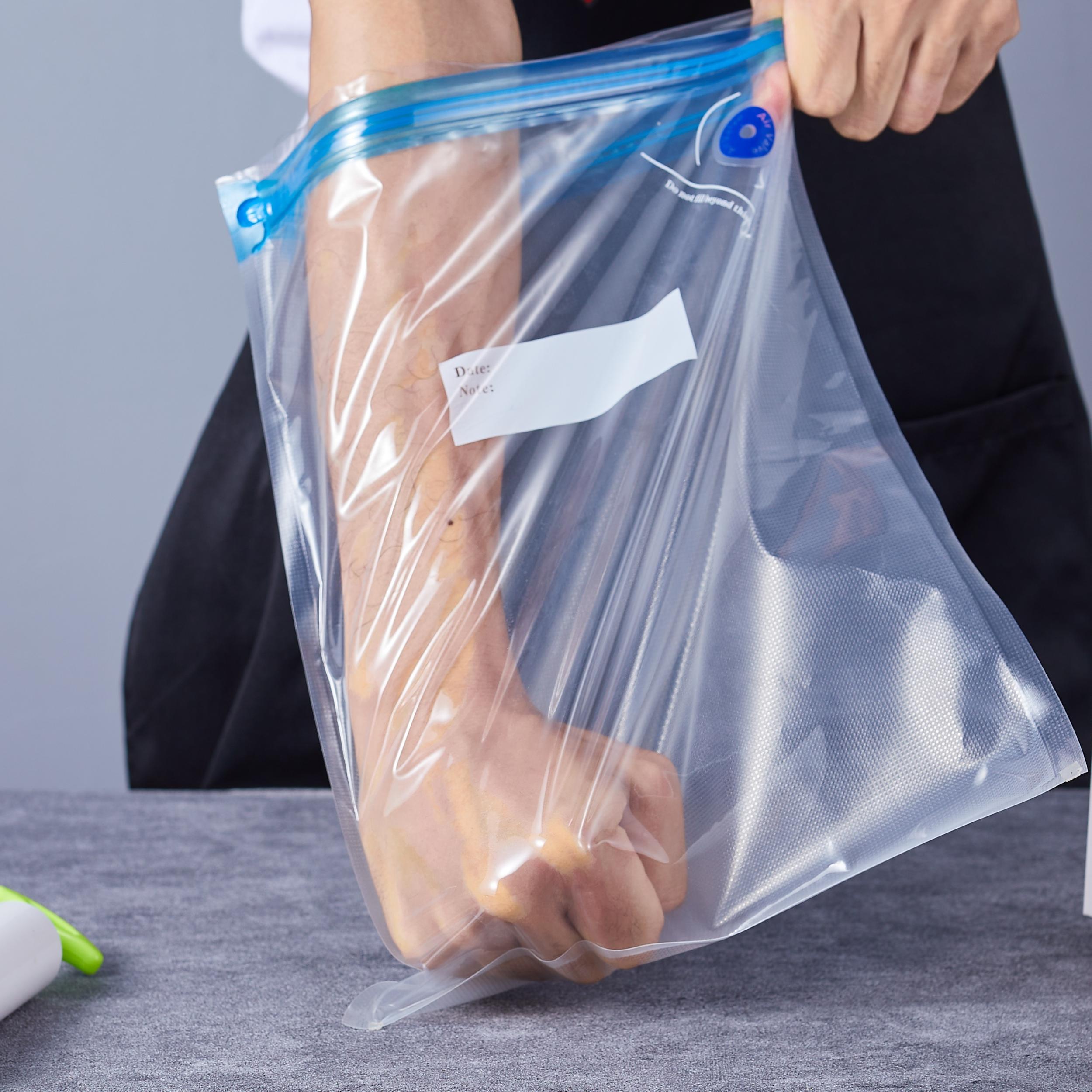Vacuum Sealer Bag Set with Hand Pump and Sealing Clips