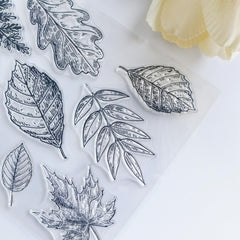 Leaf Journal Clear Stamps for Card Making Decoration DIY