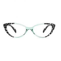 Cat Eye Reading Glasses Women Light Blocking Spring Hinge Anti Glare UV