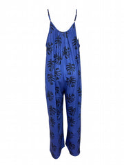 Graphic Print Cami Jumpsuit Sleeveless Wide Leg
