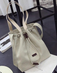 Women Canvas Bucket Bag Casual Style 042016