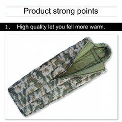 Camouflage Sleeping Bag Thickened Warm Outdoor Sleeping Bag