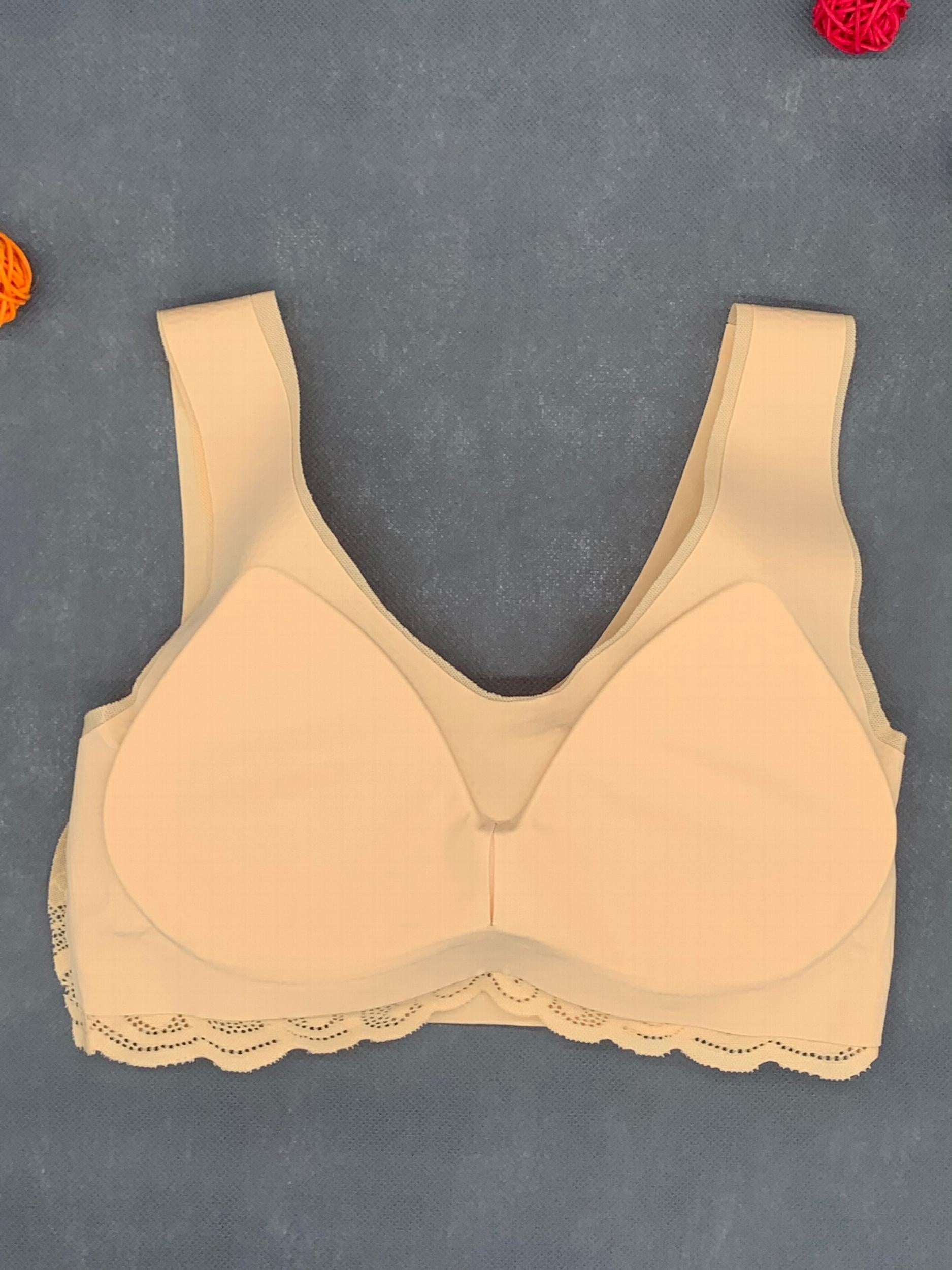 Lace Wireless Bra Scallop Trim