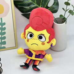 Creative Red Hair Plush Toy for Kids, 9.06-Inch, Yellow Skin