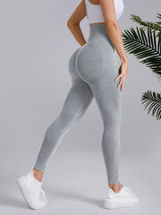 Stretch Tummy Control Yoga Leggings High Waist Workout Tight Pants