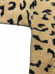 Leopard Pattern Long Sleeve Button Up Cardigan