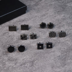 High-End Sleeve Button Set 6 Pairs 4 Pairs Men'S