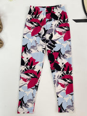 Girls Athletic Legging Pants Claws Print High Stretchy Skinny Pants