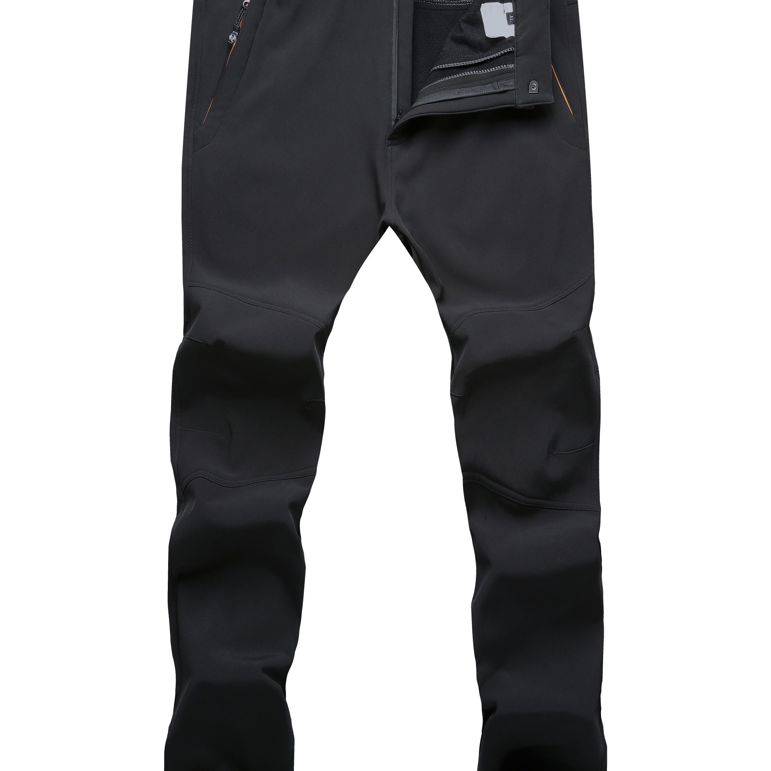 Unisex Thermal Ski Pants with Stretch & Windproof Fleece