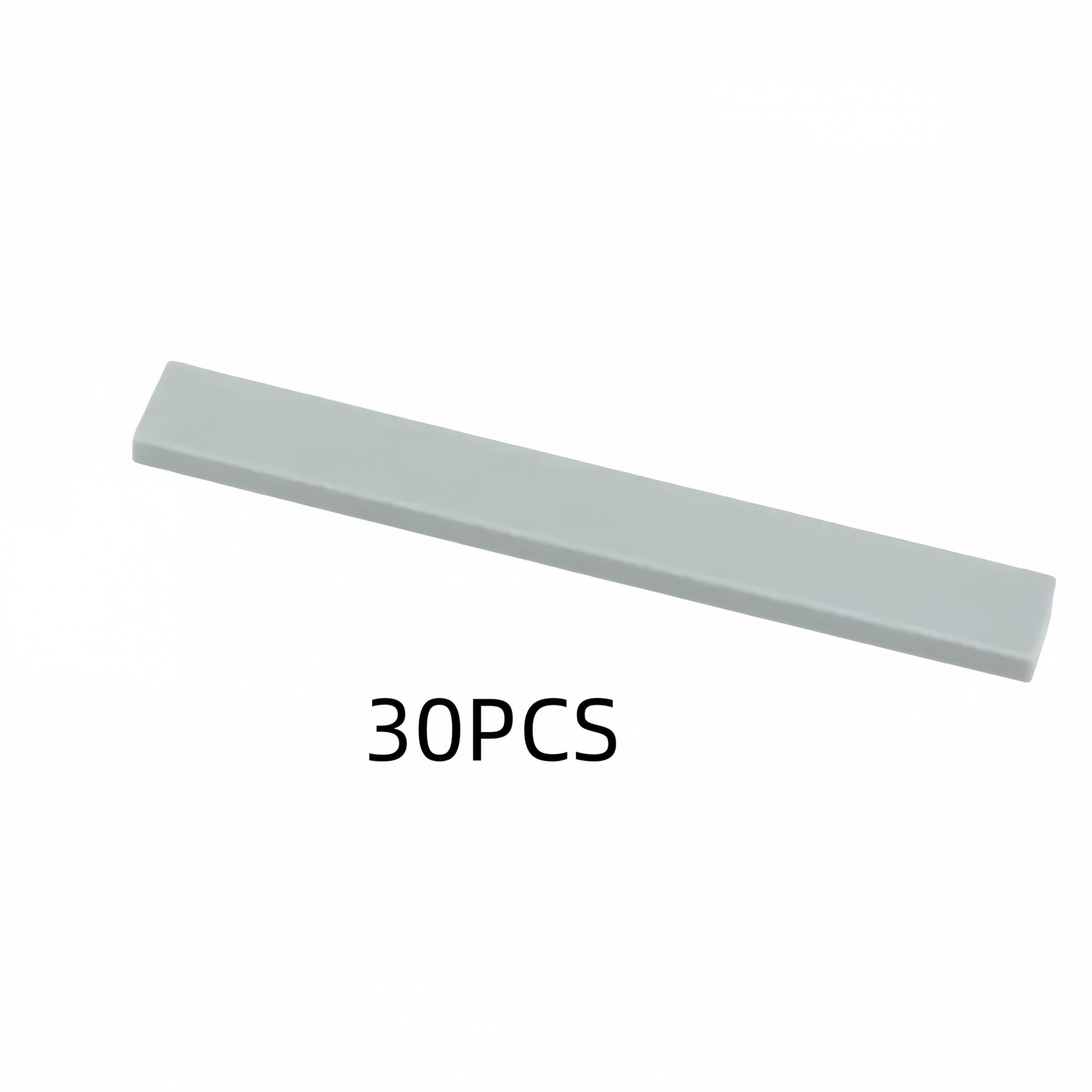 30pcs 1x8 Brick Low Wall Flat Building Blocks Toy - DIY Building Toy