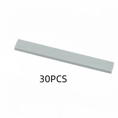 30pcs 1x8 Brick Low Wall Flat Building Blocks Toy - DIY Building Toy