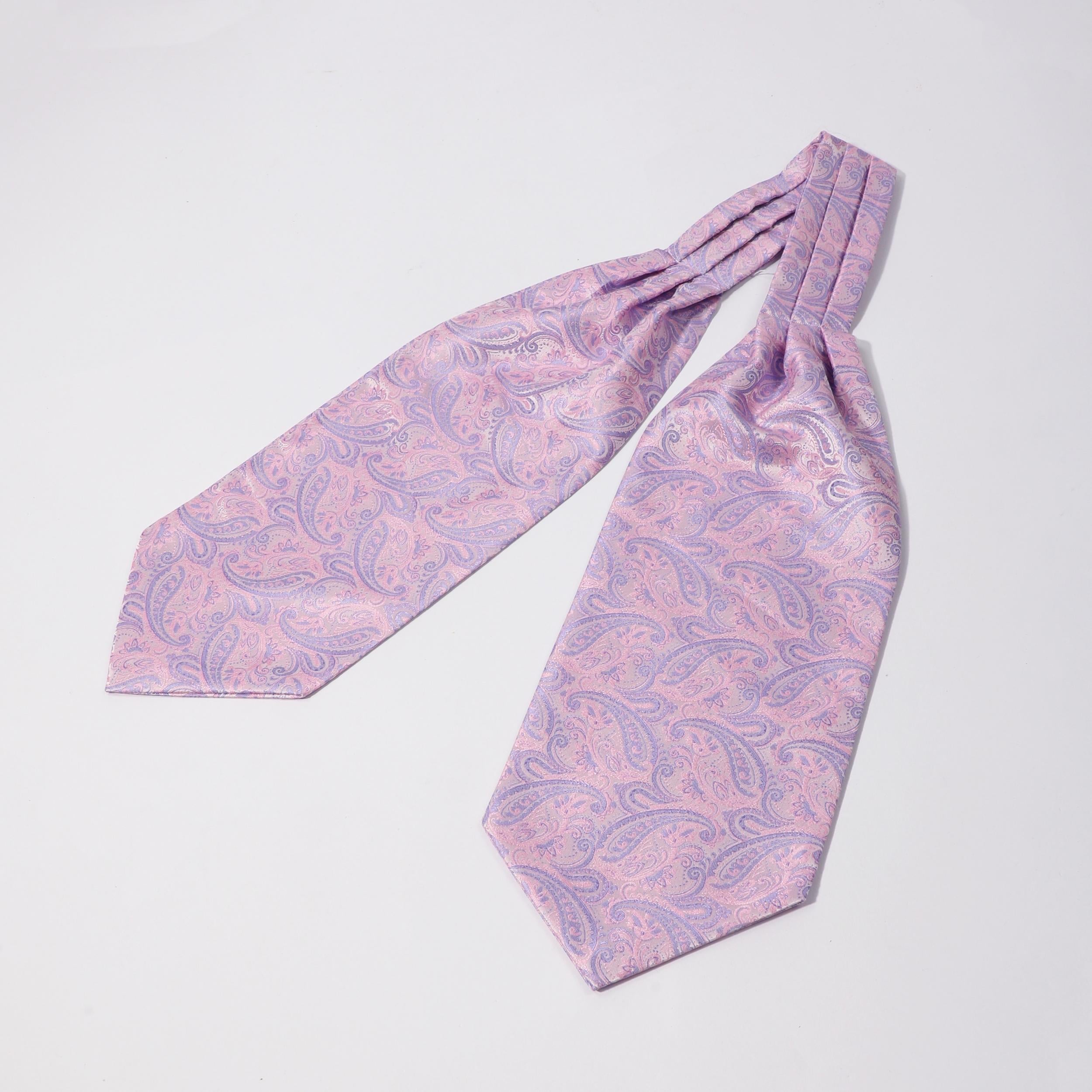 Men's Ethnic Style Fruit Pattern Wide Collar Tie Scarf Cravat