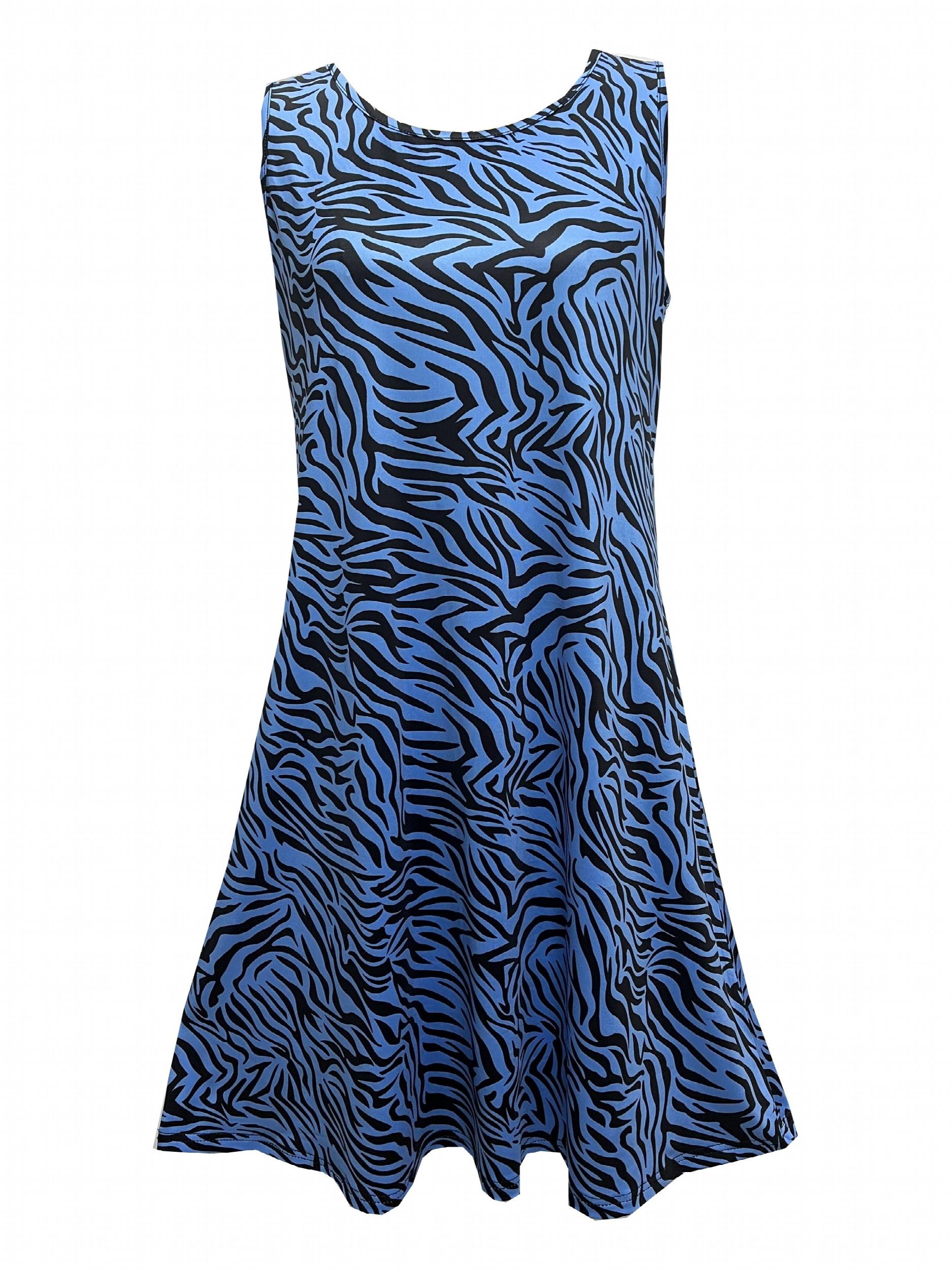 Casual Print Tank Dress for Women