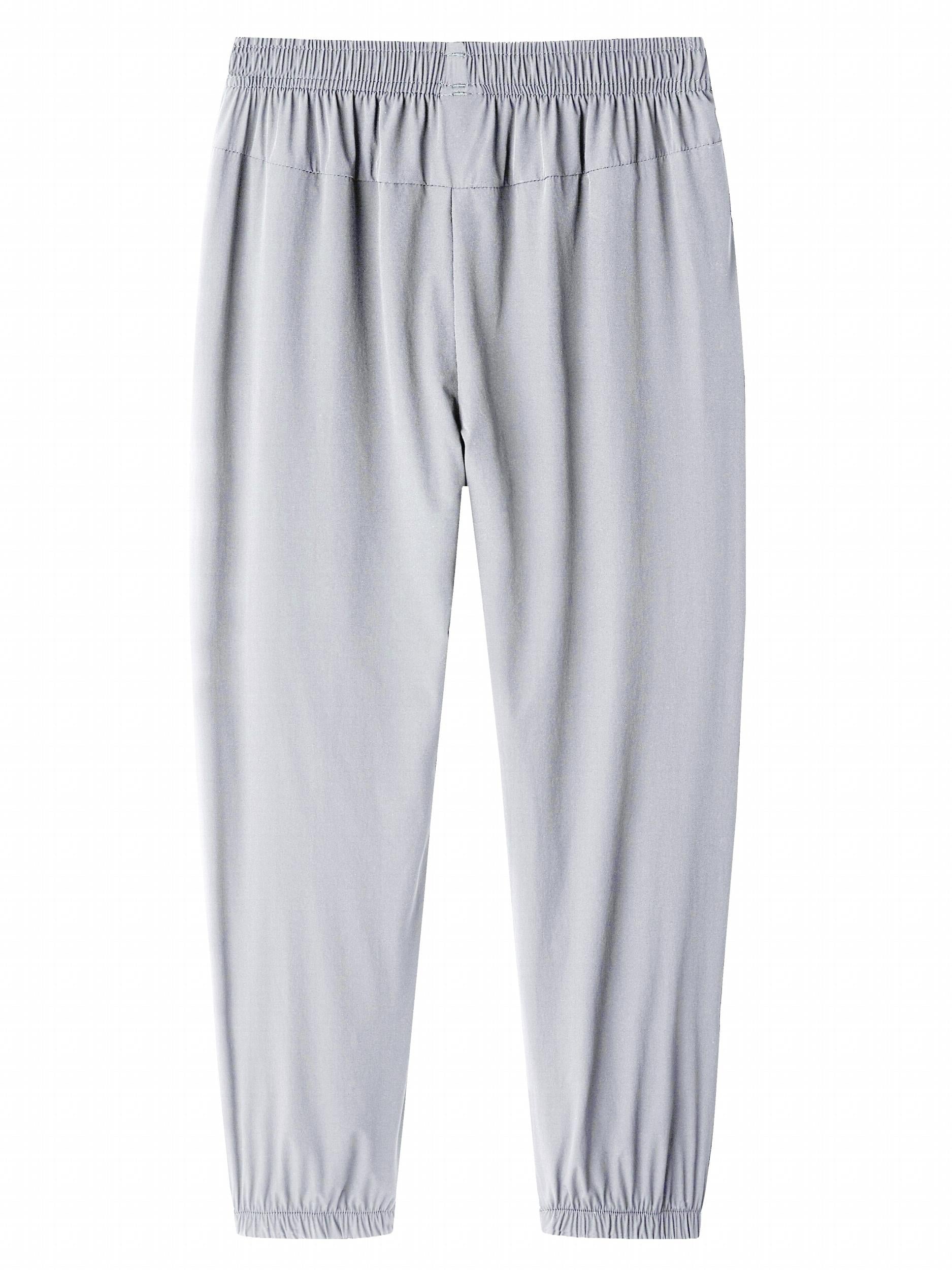 Boys Elastic Waist Ice Silk Quick Drying Pants