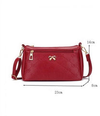 Vintage Leather Clutch Purse Small Shoulder Bag
