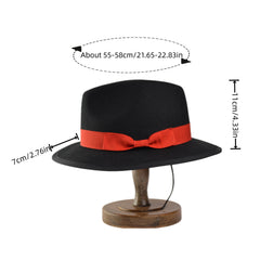 Hot Wool Blend Jazz Cap Retro Bowler Hat Woolen Hat for Men and Women