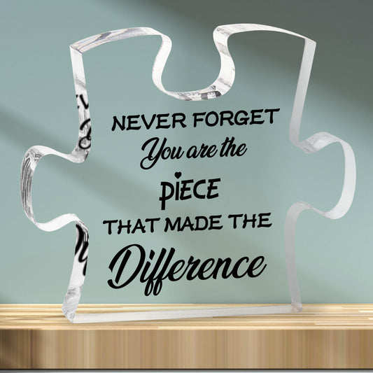 Thank You Retirement Puzzle Acrylic Coworker Leaving Gift