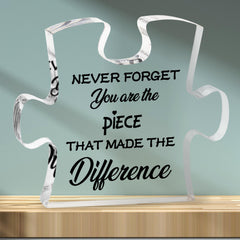 Thank You Retirement Puzzle Acrylic Coworker Leaving Gift