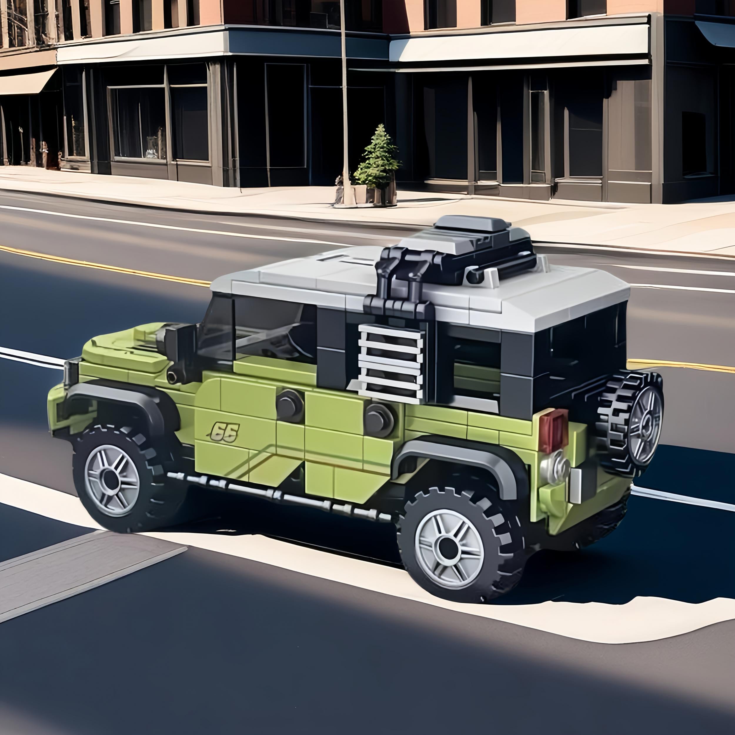 330pcs Off-road Vehicle Building Model Kit for Children
