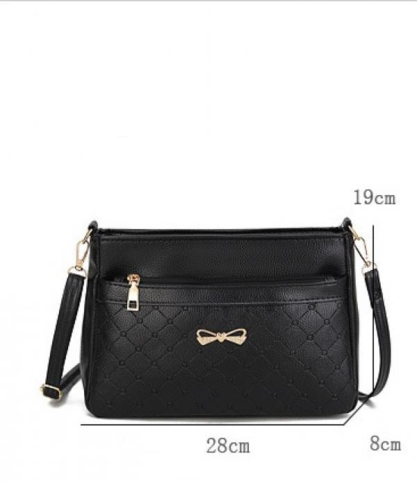 Soft Leather Shoulder Bag for Women Simple Ladies Purse