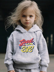 Girls Long Sleeve Hooded Sweatshirt & Sweatpants Set