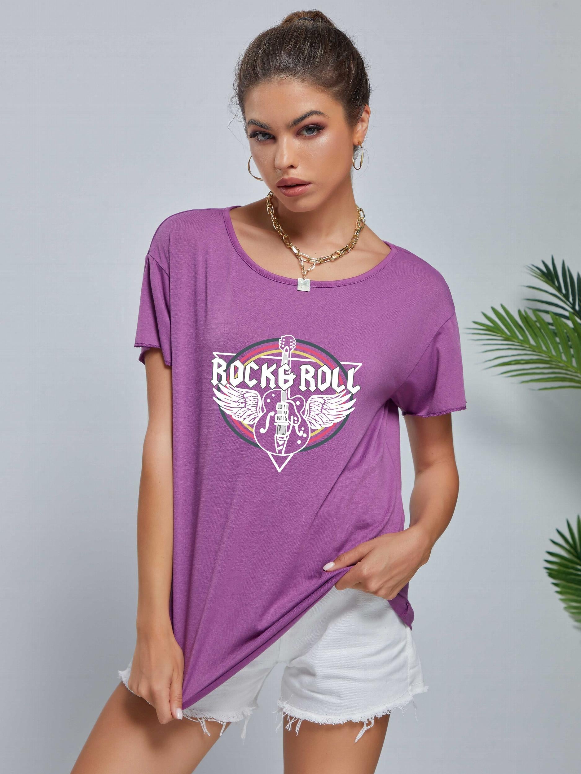 Rock Music Graphic Casual Sports Tank Top