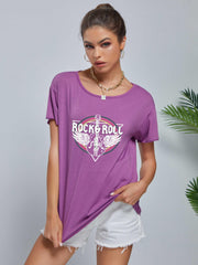 Rock Music Graphic Casual Sports Tank Top