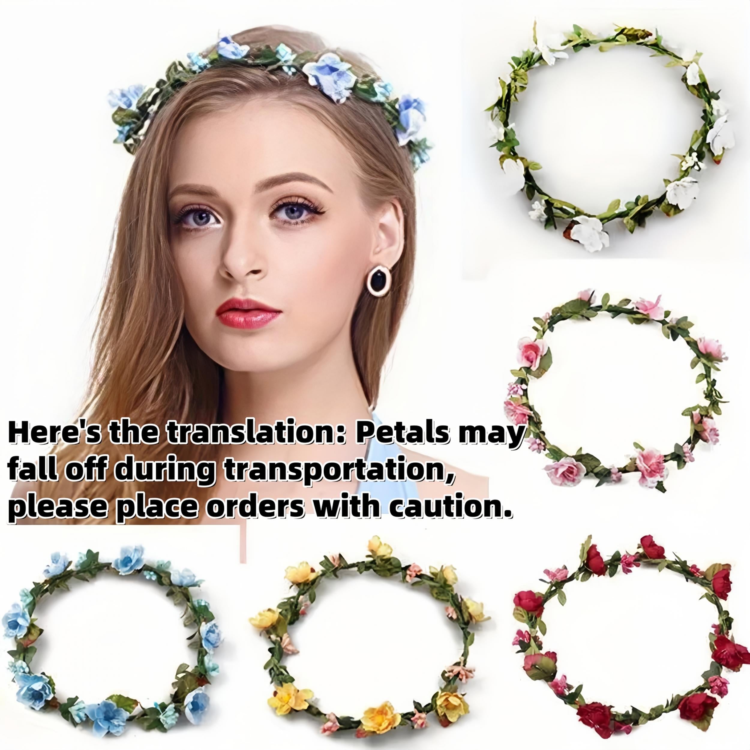 European&American Floral Headpiece Plum Blossom Bridal Crown