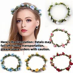European&American Floral Headpiece Plum Blossom Bridal Crown