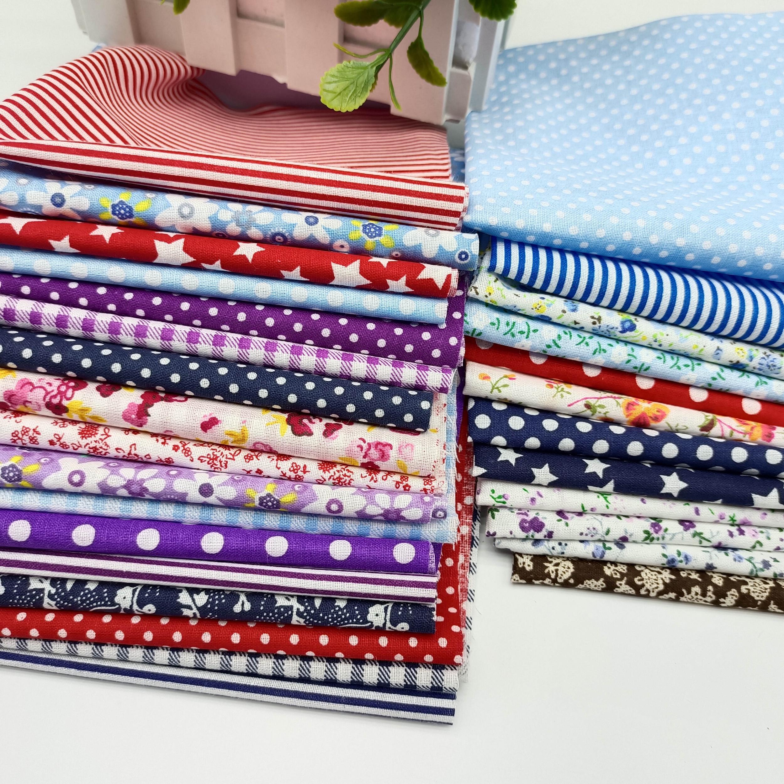 30 Cotton Fabric Bundles Patchwork Fabrics DIY Sewing Quilting 25x25cm Pack