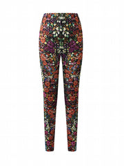 Floral Yoga Workout Pants High Stretch Leggings Women's Activewear