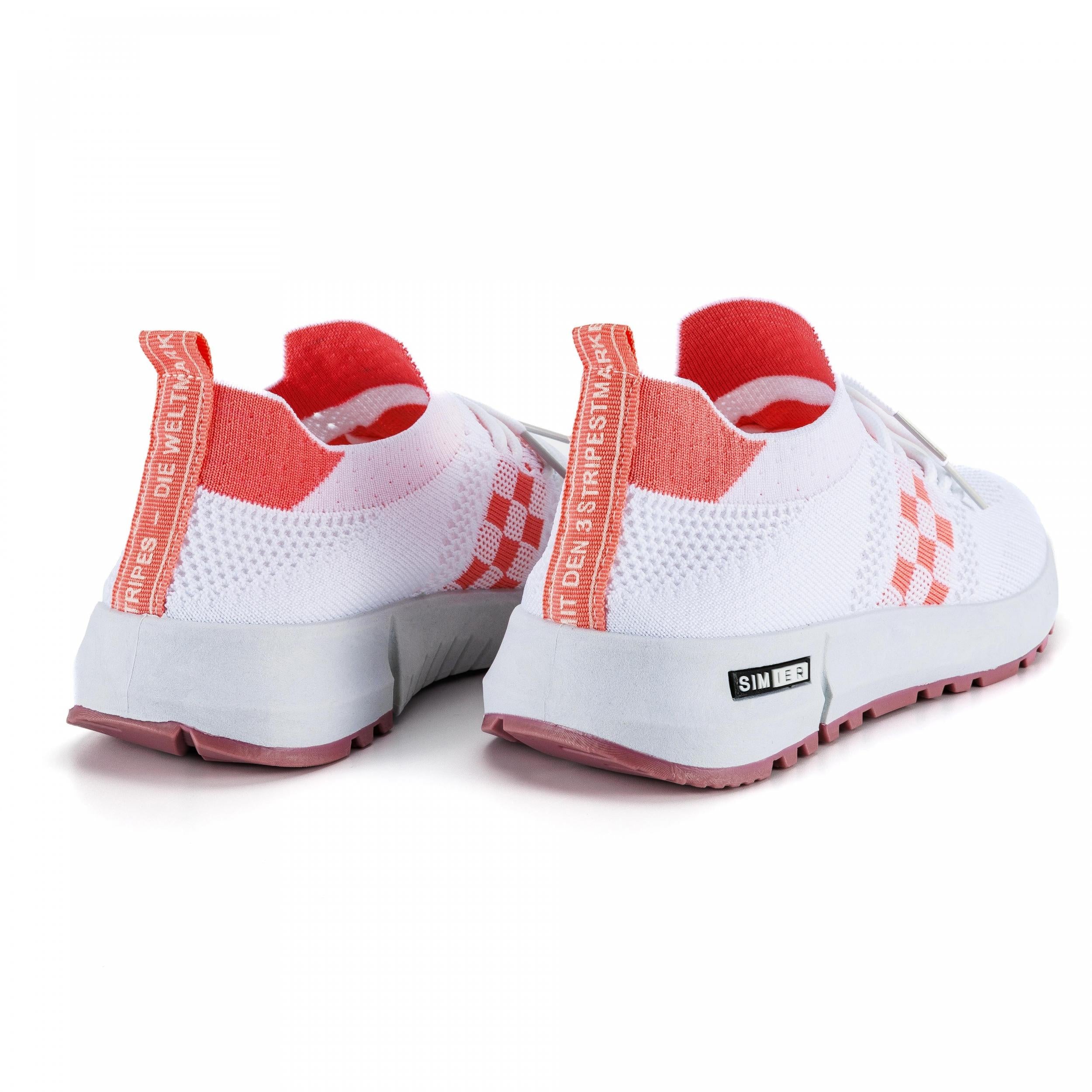 Women's Mesh Platform Sneakers Plaid Lace Up Outdoor Shoes