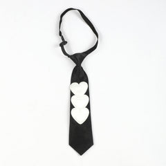 Heart Patch Necktie Casual Tie For Women