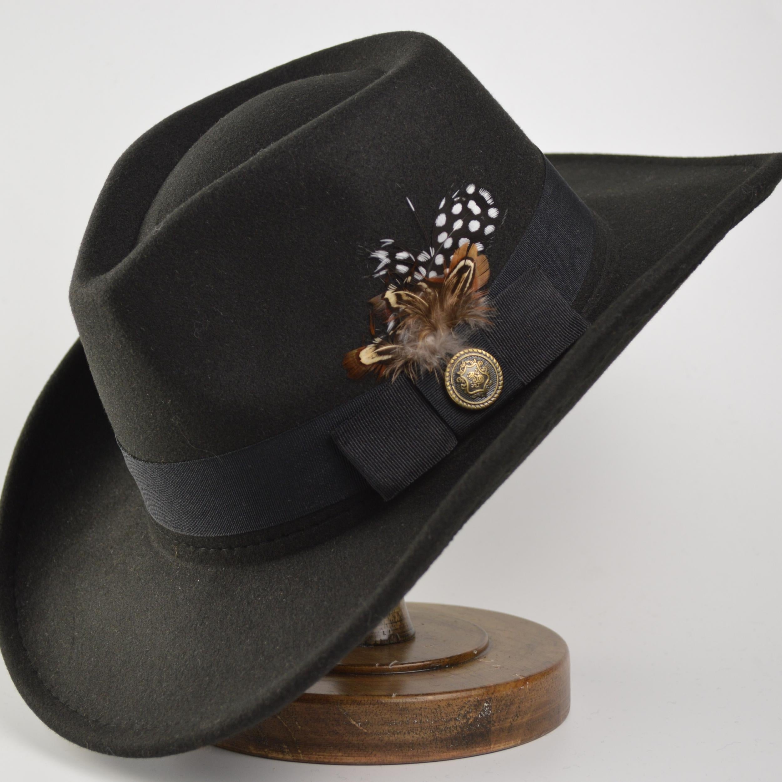 Mystery Surprise Blind Box Wool Fedora Large Brim Hat For Men
