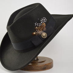 Mystery Surprise Blind Box Wool Fedora Large Brim Hat For Men