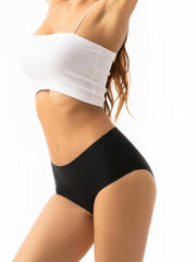 3 Pack Plus Size Seamless High Rise Briefs Set