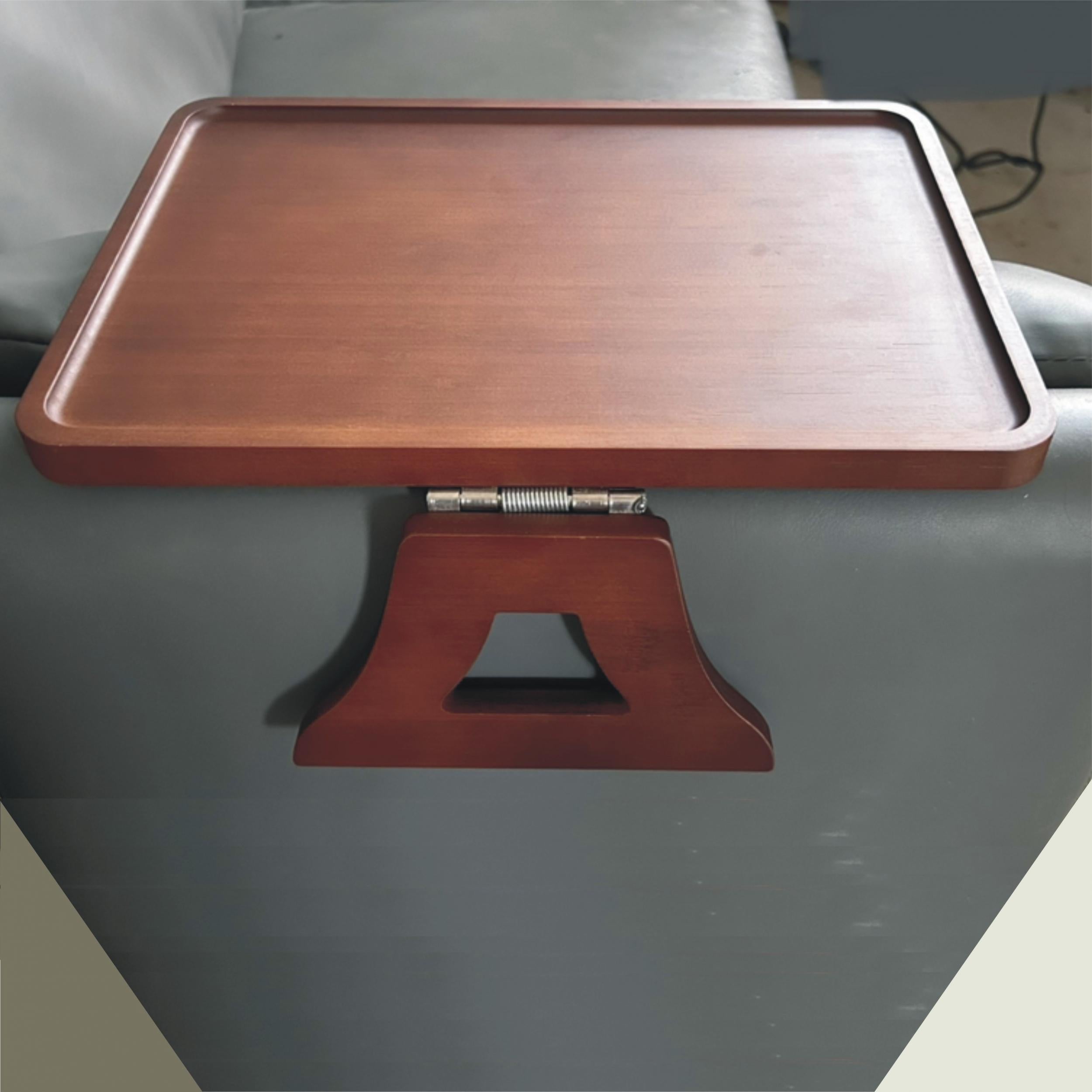 Arm Table Clip On Tray Sofa Table For Wide Couches Portable TV Table