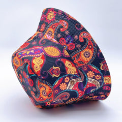 Cartoon Paisley Print Bucket Hat Red Vintage Basin Hat