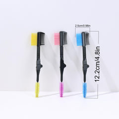 Portable Eyebrow Eyelash Brush Dual Comb Extension Brush