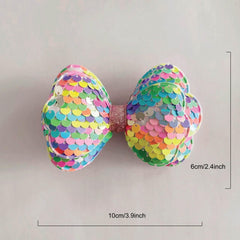 Sequins Children's Bow Duckbill Clip Hairpin Hair Accessories