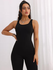 Yoga Sleeveless Jumpsuit Slim Fit Sexy Bodysuit Women's Activewear