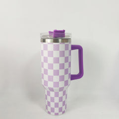 40oz Stainless Steel Insulated Water Bottle Leakproof with Lid Straw