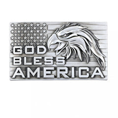 Eagle American Flag Men's Belt Buckle